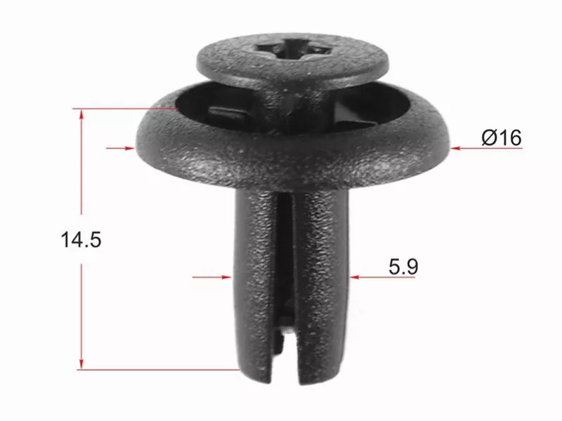 Клипса MAZDA (Продажа по 10шт) - Артикул STKJ1046 - Производитель Sat - Фото, Отзывы, Цены 