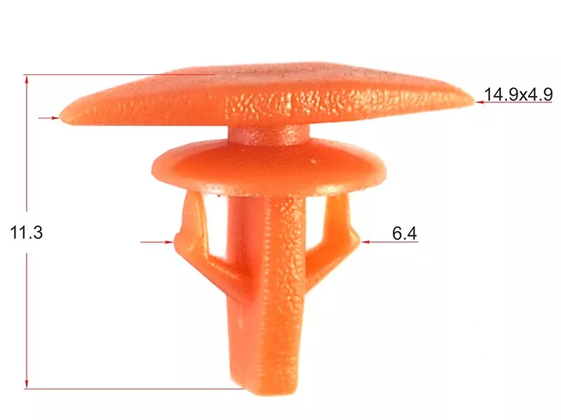 Клипса фиксатор HONDA (Продажа по 10шт) - Артикул STKJ1049 - Производитель Sat - Фото, Отзывы, Цены 