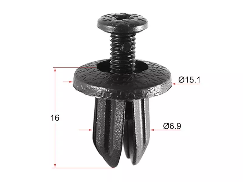 Клипса HONDA (Продажа по 10шт) - Артикул STKJ1050 - Производитель Sat - Фото, Отзывы, Цены 