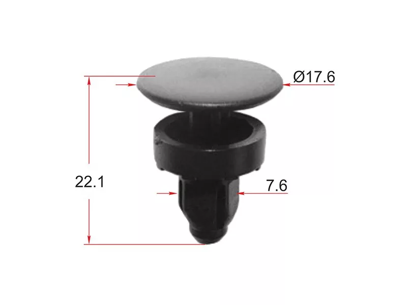 Клипса панели дворников HONDA (Продажа по 10шт) - Артикул STKJ1051 - Производитель Sat - Фото, Отзывы, Цены 