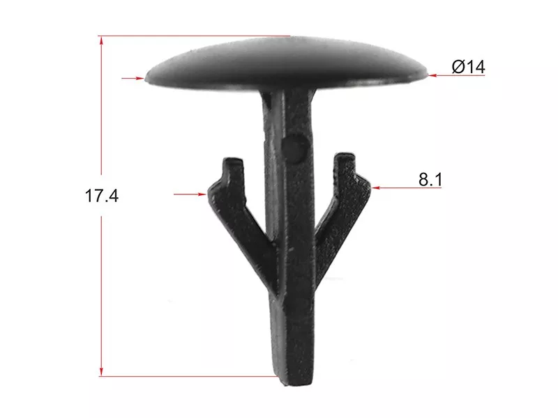 Клипса обшивки капота HONDA (Продажа по 10шт) - Артикул STKJ1055 - Производитель Sat - Фото, Отзывы, Цены 