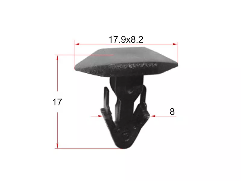 Клипса крепежная SAT ST-KJ-1056 (Продажа по 10шт) - Артикул STKJ1056 - Производитель Sat - Фото, Отзывы, Цены 