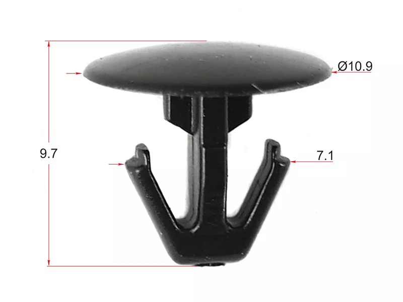 Клипса фиксатор HONDA (Продажа по 10шт) - Артикул STKJ1070 - Производитель Sat - Фото, Отзывы, Цены 