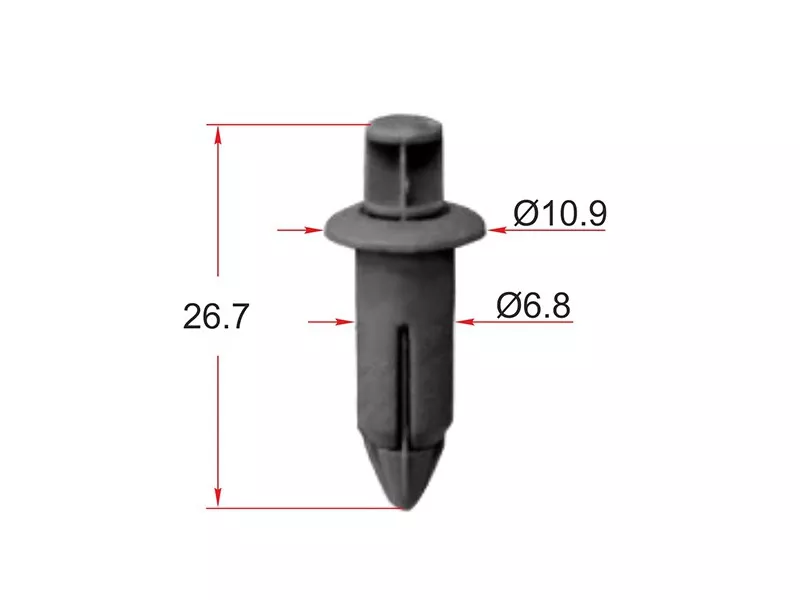 Клипса крепежная SAT ST-KJ-1087 (Продажа по 10шт) - Артикул STKJ1087 - Производитель Sat - Фото, Отзывы, Цены 