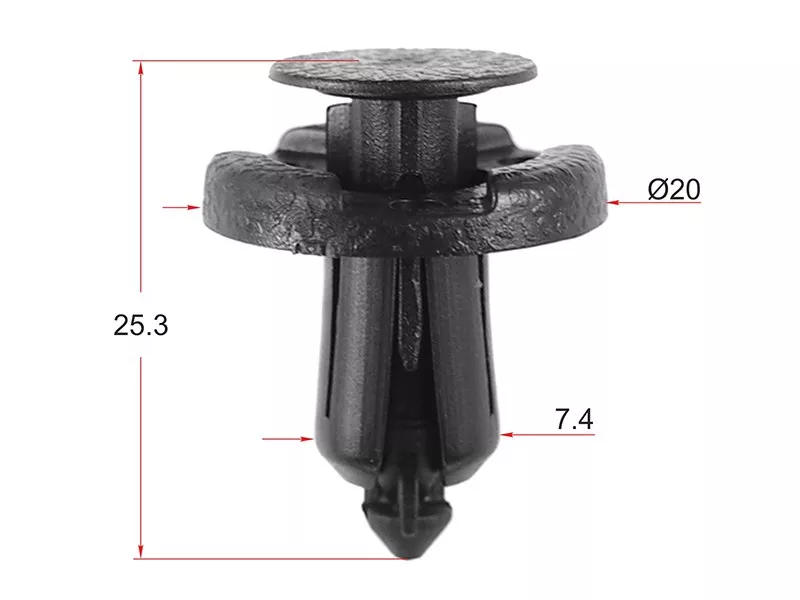 Клипса NISSAN (Продажа по 10шт) - Артикул STKJ1465 - Производитель Sat - Фото, Отзывы, Цены 