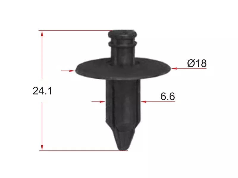 Клипса крепежная SAT ST-KJ-1529 (Продажа по 10шт) - Артикул STKJ1529 - Производитель Sat - Фото, Отзывы, Цены 