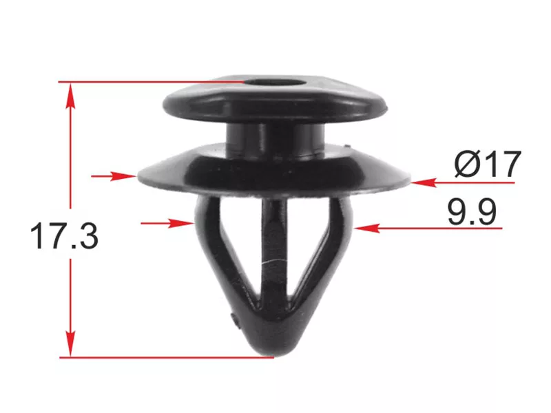 Клипса обшивки двери SUBARU (Продажа по 10шт) - Артикул STKJ1913 - Производитель Sat - Фото, Отзывы, Цены 