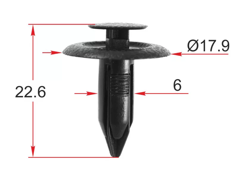 Клипса крепежная MAZDA (Продажа по 10шт) - Артикул STKJ2072 - Производитель Sat - Фото, Отзывы, Цены 