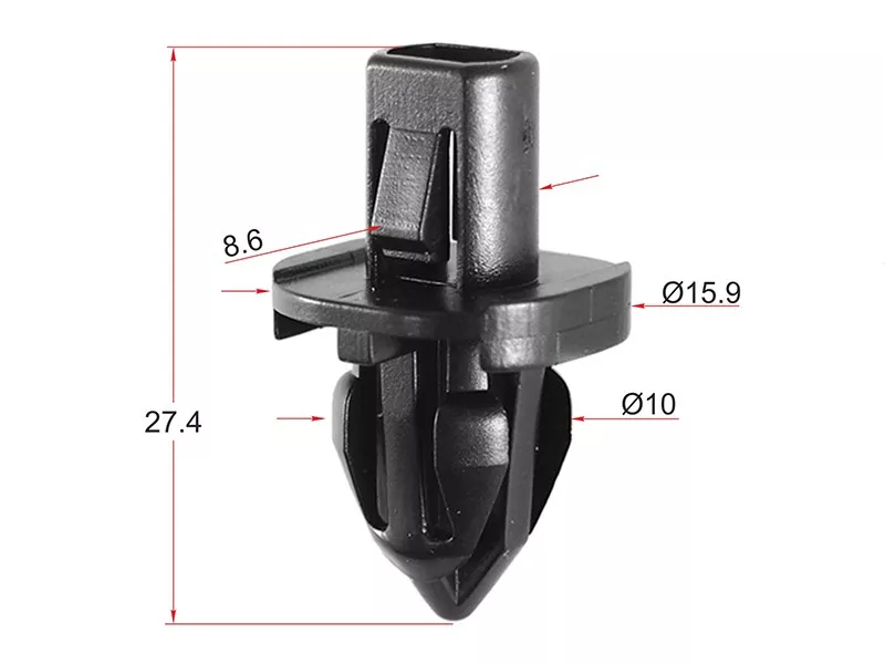 Клипса бампера HONDA (Продажа по 10шт) - Артикул STKJ2295 - Производитель Sat - Фото, Отзывы, Цены 