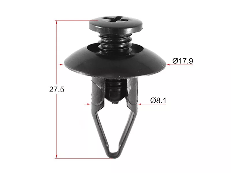 Клипса FORD/MAZDA (Продажа по 10шт) - Артикул STKJ2410 - Производитель Sat - Фото, Отзывы, Цены 