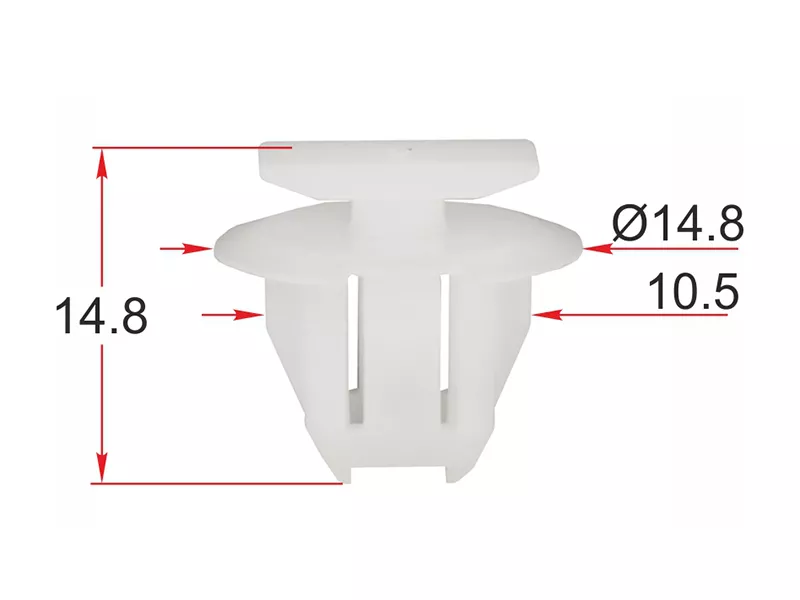 Клипса молдинга кузова NISSAN (Продажа по 10шт) - Артикул STKJ2427 - Производитель Sat - Фото, Отзывы, Цены 
