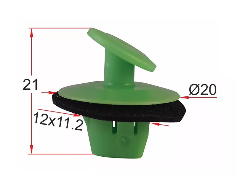 Клипса обшивки кузова TOYOTA (Продажа по 10шт) - Артикул STKJ2436 - Производитель Sat - Фото, Отзывы, Цены 