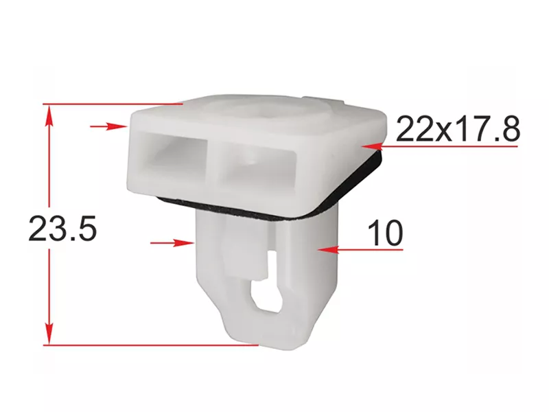 Клипса крепления бампера TOYOTA (Продажа по 10шт) - Артикул STKJ2437 - Производитель Sat - Фото, Отзывы, Цены 