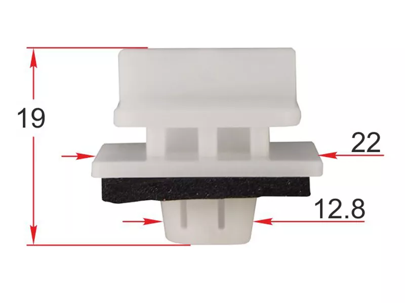 Клипса крепления накладки порога HONDA (Продажа по 10шт) - Артикул STKJ2450 - Производитель Sat - Фото, Отзывы, Цены 