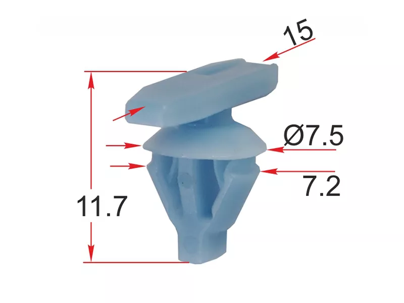 Клипса крепежная HONDA (Продажа по 10шт) - Артикул STKJ2458 - Производитель Sat - Фото, Отзывы, Цены 