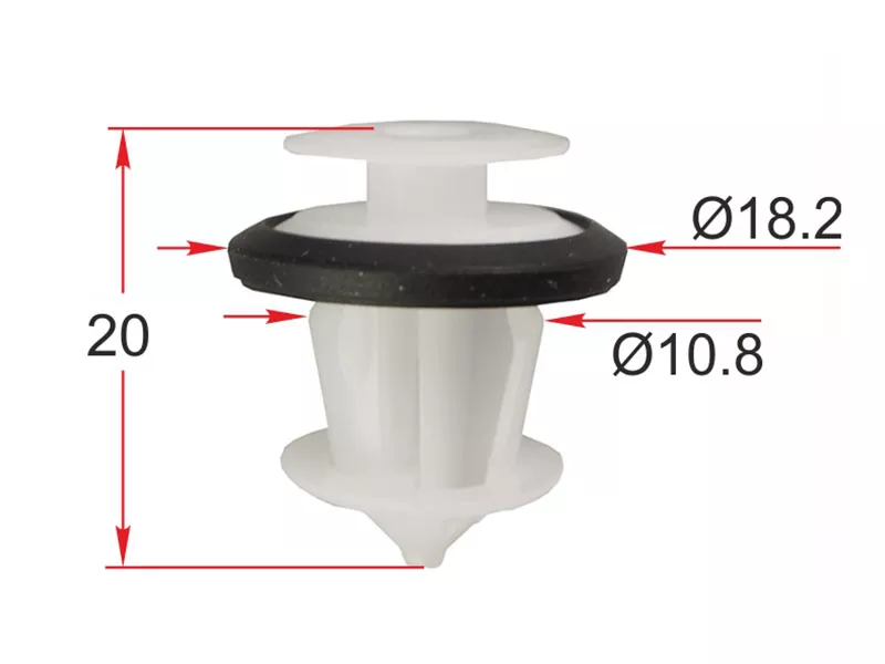 Клипса крепежная TOYOTA/LEXUS (Продажа по 10шт) - Артикул STKJ2463 - Производитель Sat - Фото, Отзывы, Цены 