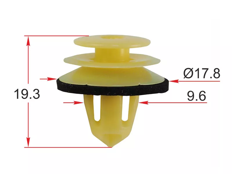 Клипса обшивки двери HONDA (Продажа по 10шт) - Артикул STKJ2475 - Производитель Sat - Фото, Отзывы, Цены 
