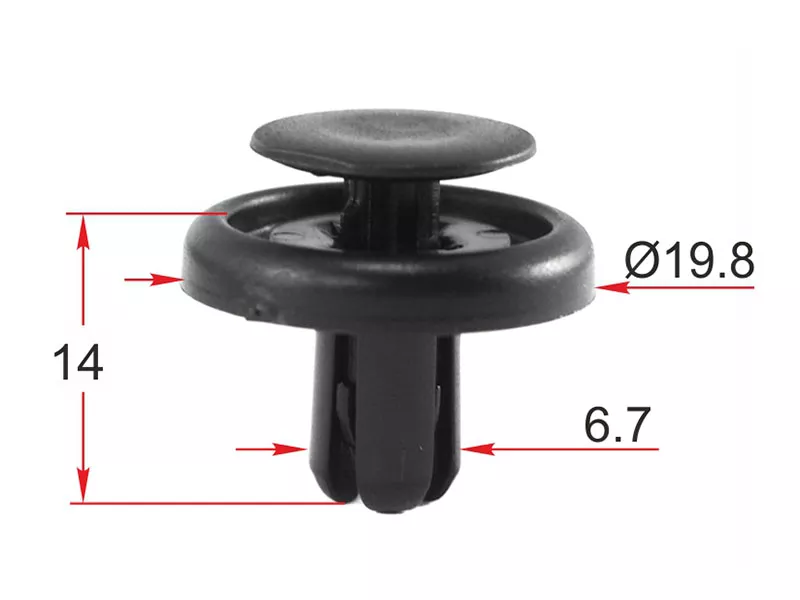 Клипса крепежная TOYOTA/LEXUS (Продажа по 10шт) - Артикул STKJ2481 - Производитель Sat - Фото, Отзывы, Цены 