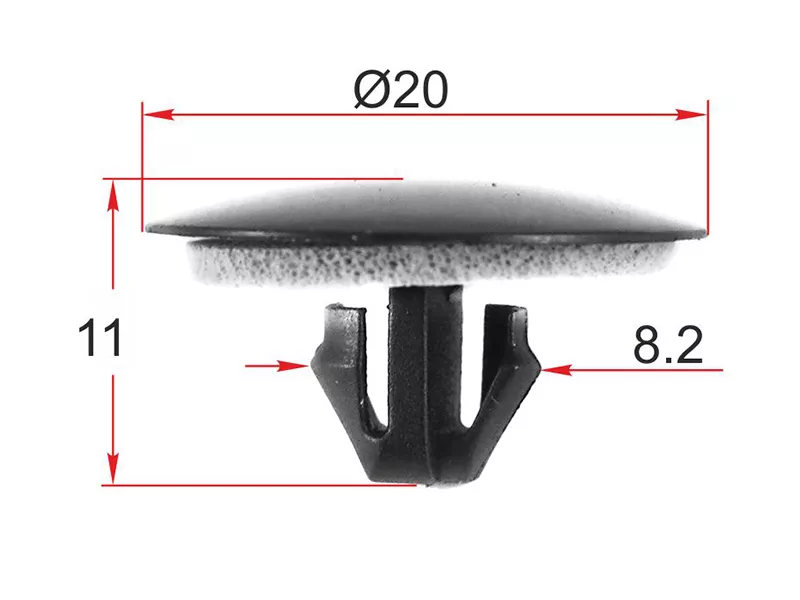 Клипса крепления обшивки кузова TOYOTA/LEXUS (Продажа по 10шт) - Артикул STKJ2487 - Производитель Sat - Фото, Отзывы, Цены 