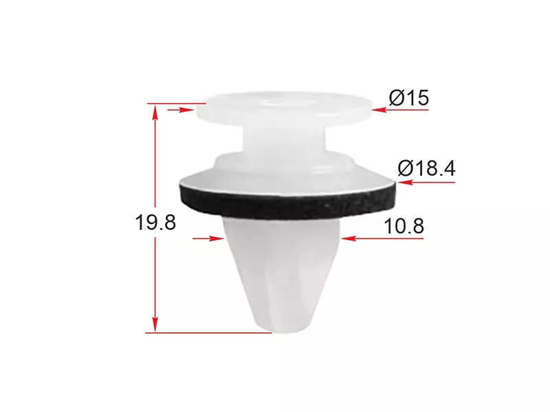 Клипса накладки кузова MAZDA (Продажа по 10шт) - Артикул STKJ2512 - Производитель Sat - Фото, Отзывы, Цены 