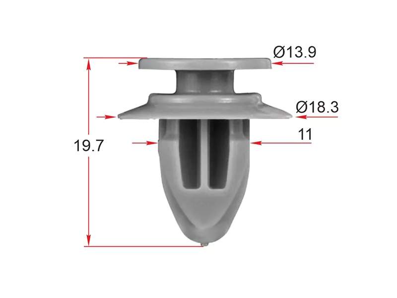 Клипса накладки кузова MAZDA (Продажа по 10шт) - Артикул STKJ2518 - Производитель Sat - Фото, Отзывы, Цены 