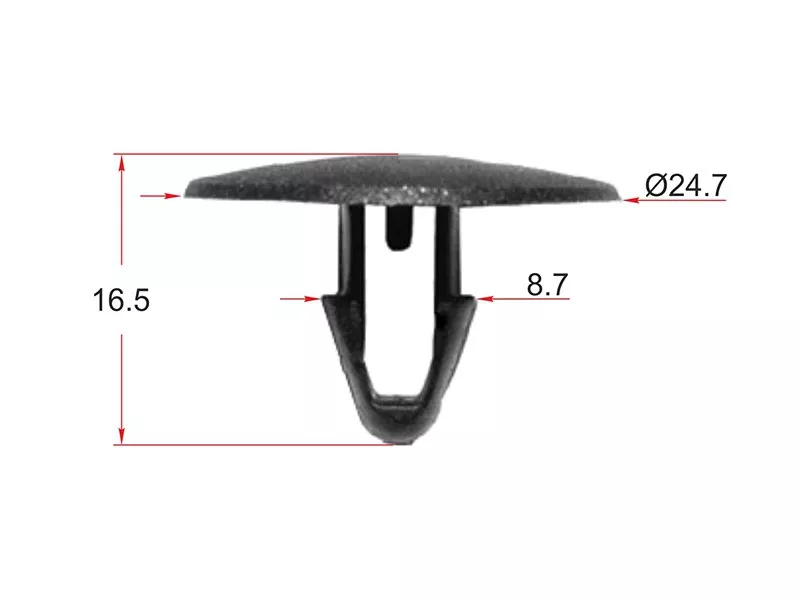 Клипса крепежная SAT ST-KJ-326 (Продажа по 10шт) - Артикул STKJ326 - Производитель Sat - Фото, Отзывы, Цены 