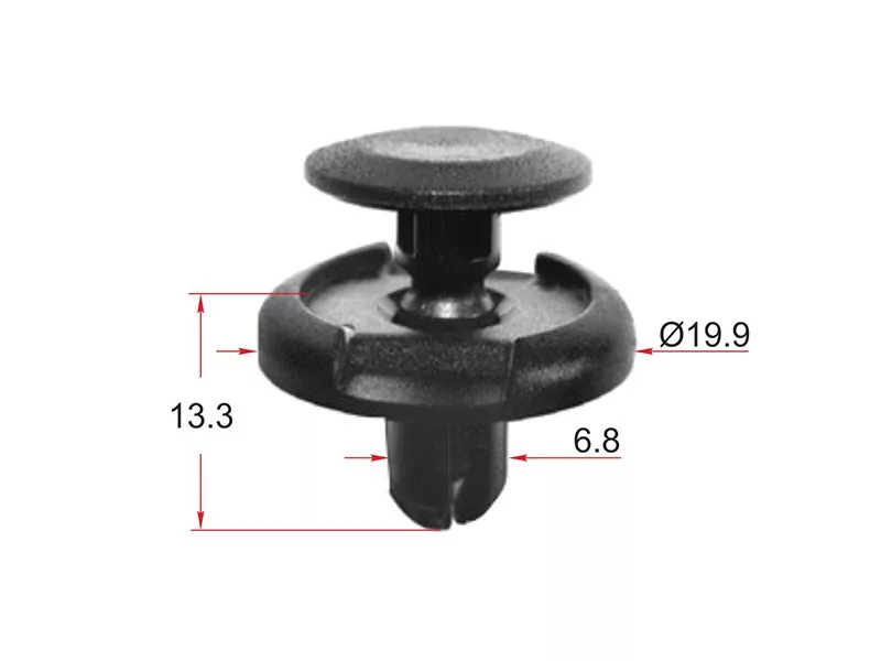 Клипса крепежная SAT ST-KJ-346 (Продажа по 10шт) - Артикул STKJ346 - Производитель Sat - Фото, Отзывы, Цены 