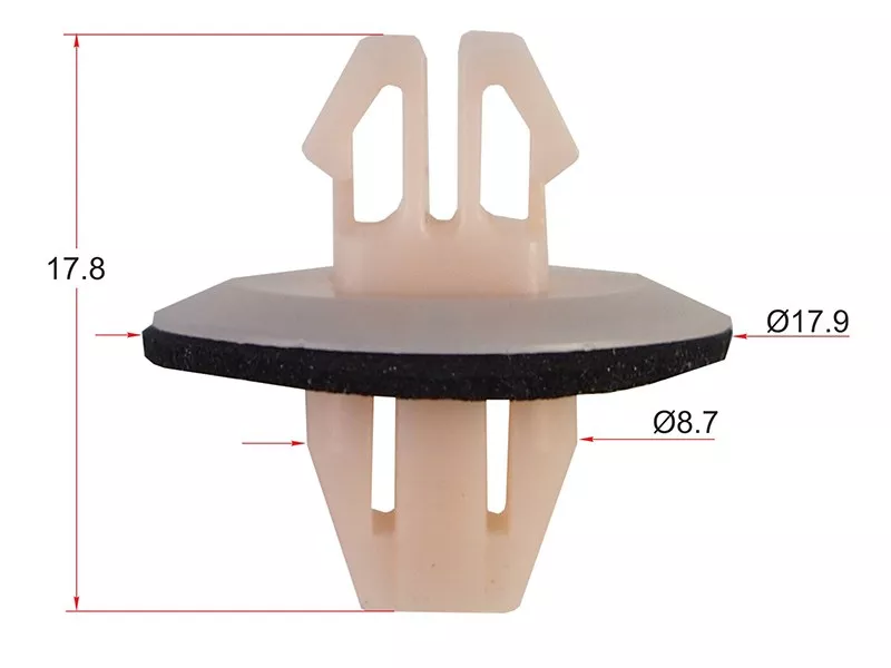 Клипса молдинга кузова TOYOTA/LEXUS (Продажа по 10шт) - Артикул STKJ427 - Производитель Sat - Фото, Отзывы, Цены 