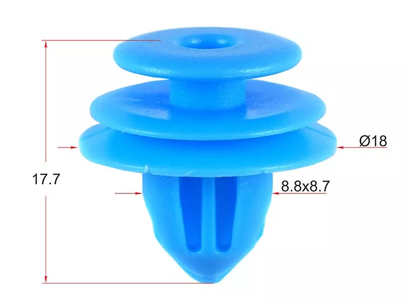 Клипса TOYOTA/LEXUS/NISSAN/SUBARU/GM (Продажа по 10шт) - Артикул STKJ500 - Производитель Sat - Фото, Отзывы, Цены 