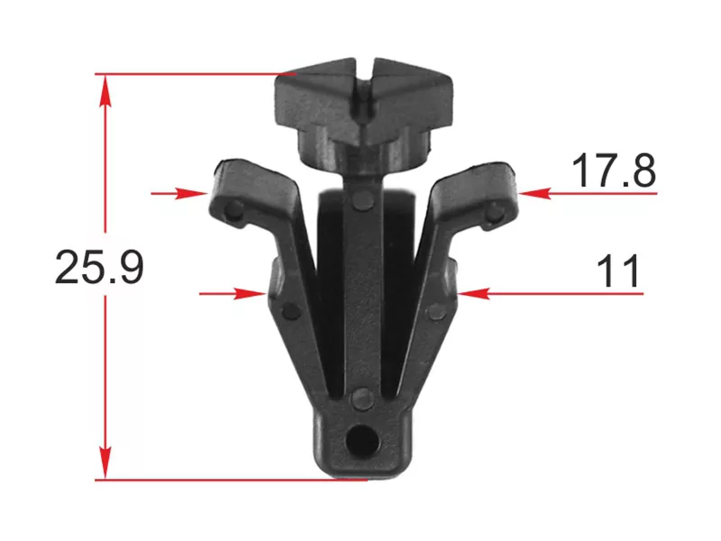 Клипса фиксатор NISSAN (Продажа по 10шт) - Артикул STKJ614 - Производитель Sat - Фото, Отзывы, Цены 