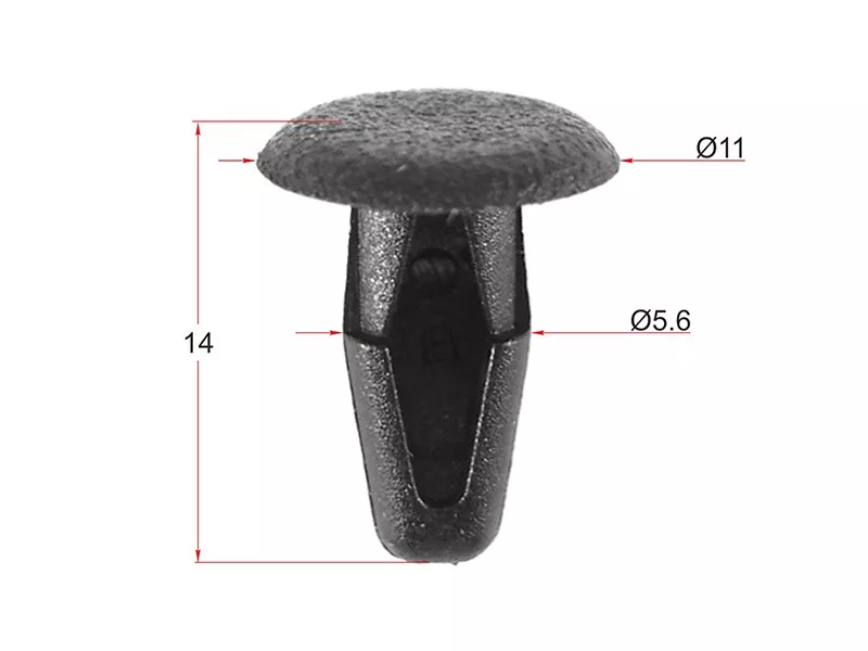 Клипса фиксатор HONDA/MITSIBISHI/NISSAN (Продажа по 10шт) - Артикул STKJ629 - Производитель Sat - Фото, Отзывы, Цены 