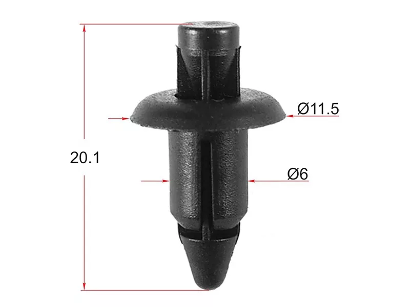 Клипса MITSUBISHI/NISSAN (Продажа по 10шт) - Артикул STKJ660 - Производитель Sat - Фото, Отзывы, Цены 