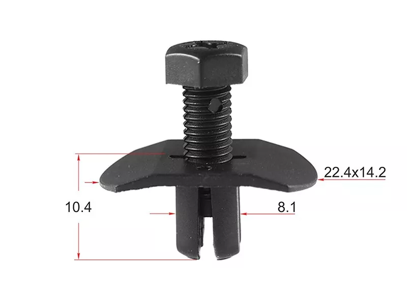 Клипса жабо NISSAN/ISUZU/GM (Продажа по 10шт) - Артикул STKJ703 - Производитель Sat - Фото, Отзывы, Цены 