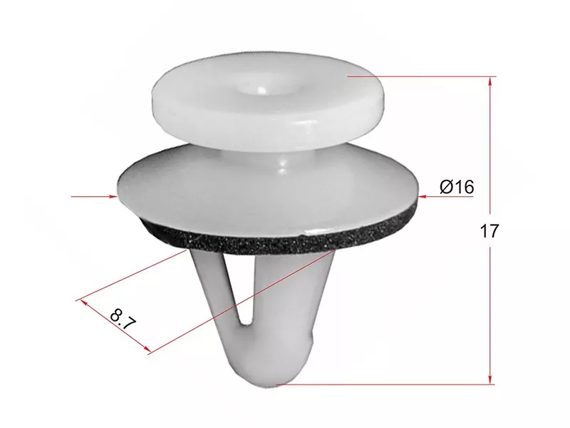 Клипса MITSUBISHI (Продажа по 10шт) - Артикул STKJ804 - Производитель Sat - Фото, Отзывы, Цены 