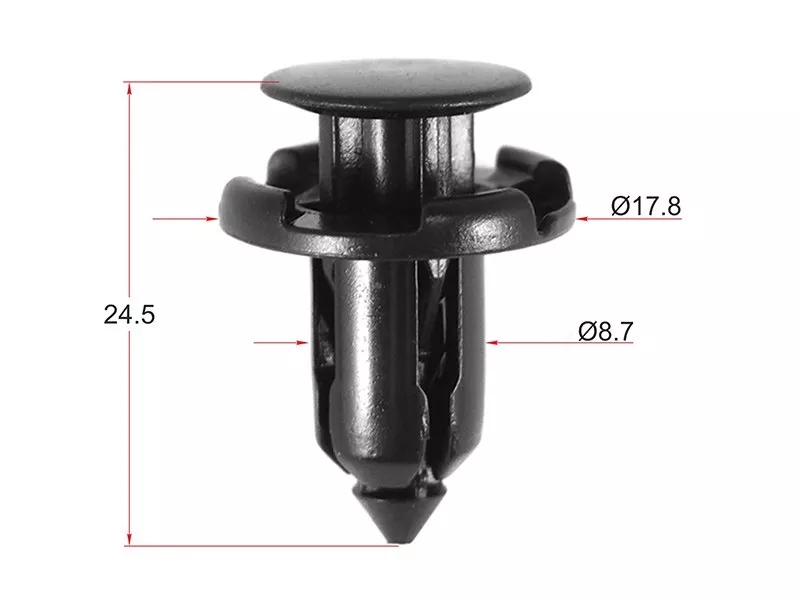 Клипса HONDA/TOYOTA/LEXUS/MITSUBISHI (Продажа по 10шт) - Артикул STKJ838 - Производитель Sat - Фото, Отзывы, Цены 