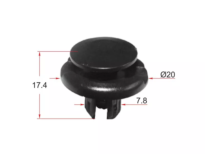 Клипса крепежная SAT ST-KJ-850 (Продажа по 10шт) - Артикул STKJ850 - Производитель Sat - Фото, Отзывы, Цены 