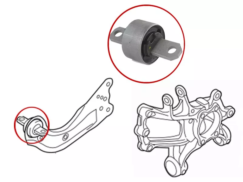 Сайлентблок Mazda 3 13-16 / 6 12 - Артикул STKR1128200B - Производитель Sat - Фото, Отзывы, Цены 