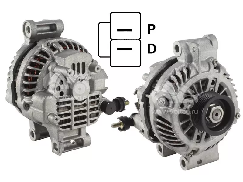 Генератор MAZDA MPW LW 2.3 02-06 L3 12V 90A - Артикул STL33618300A - Производитель Sat - Фото, Отзывы, Цены 