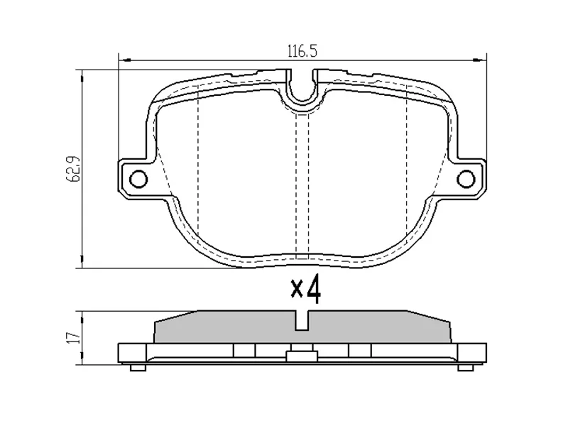 Колодки тормозные задние -STLR025739 Sat для LAND ROVER RANGE ROVER SPORT