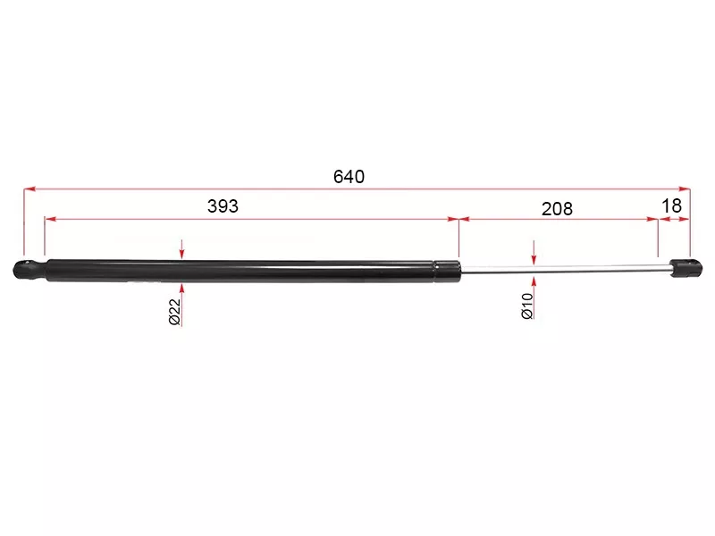 Амортизатор крышки багажника -STLR027543 Sat для LAND ROVER RANGE ROVER SPORT