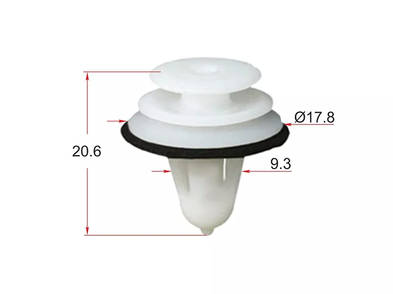 Клипса обшивки двери TOYOTA/LEXUS/HYUINDAI/KIA (Продажа по 10шт) - Артикул STM10203 - Производитель Sat - Фото, Отзывы, Цены 