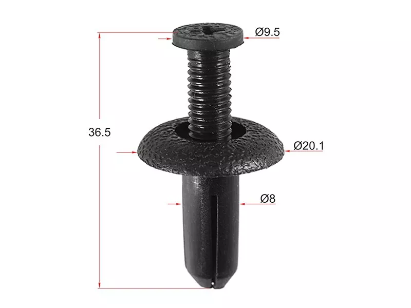 Клипса подкрылка GM/HYUNDAI/KIA/TOYOTA/HONDA (Продажа по 10шт) - Артикул STM10275 - Производитель Sat - Фото, Отзывы, Цены 