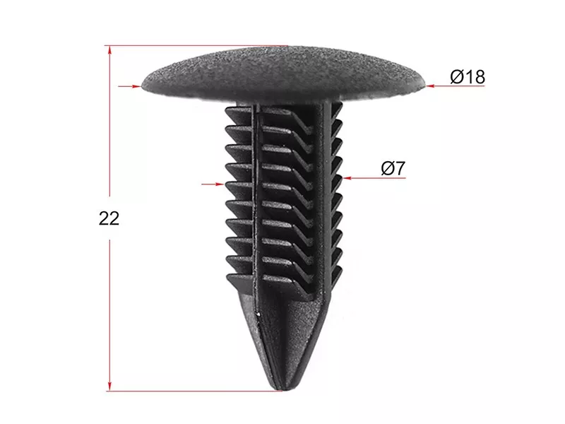 Клипса обшивики багажника HONDA/MITSIBISHI (Продажа по 10шт) - Артикул STM10288 - Производитель Sat - Фото, Отзывы, Цены 