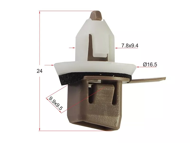 Клипса молдинга кузова TOYOTA/LEXUS (Продажа по 10шт) - Артикул STM10322 - Производитель Sat - Фото, Отзывы, Цены 