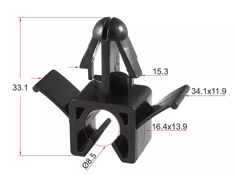 Клипса эл. проводки TOYOTA/LEXUS (1 шт.) - Артикул STM10369 - Производитель Sat - Фото, Отзывы, Цены 