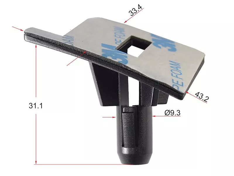 Клипса крепления стекла TOYOTA/LEXUS (Продажа по 10шт) - Артикул STM10490 - Производитель Sat - Фото, Отзывы, Цены 