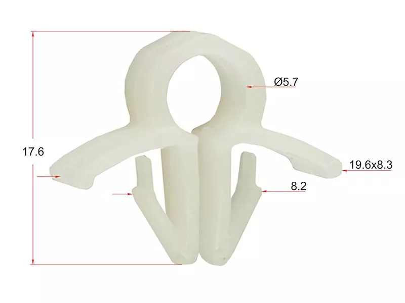 Клипса трубки эл. проводки HONDA/NISSAN (Продажа по 10шт) - Артикул STM10556 - Производитель Sat - Фото, Отзывы, Цены 