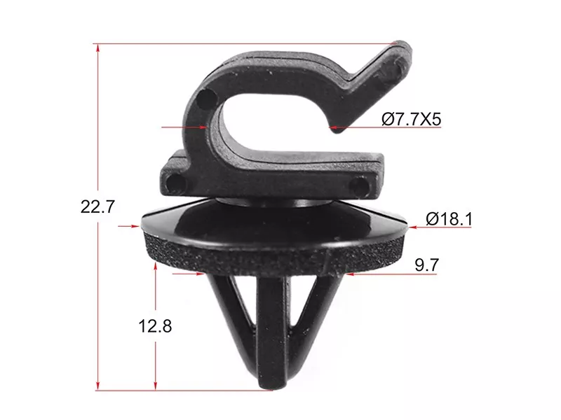 Клипса упора капота HONDA (1 шт.) - Артикул STM10558 - Производитель Sat - Фото, Отзывы, Цены 