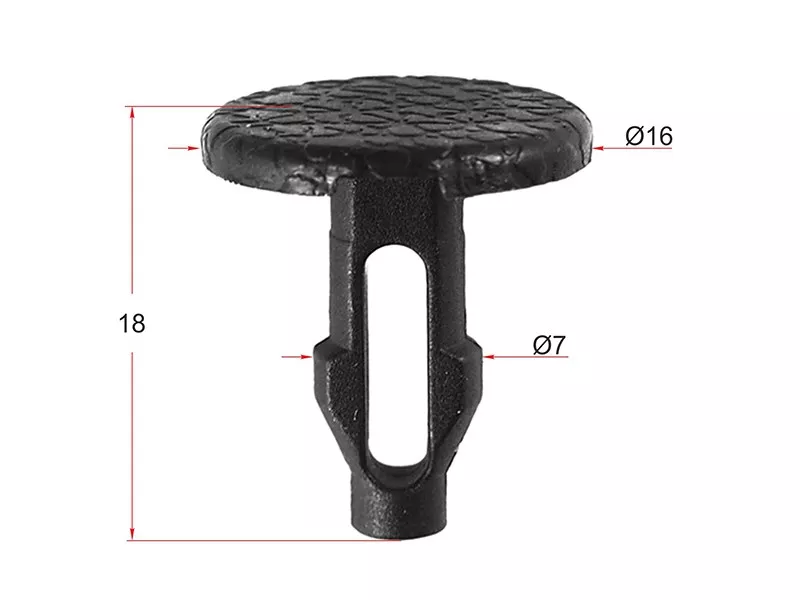 Клипса фиксатор HONDA/NISSAN/TOYOTA/MITSUBISHI (Продажа по 10шт) - Артикул STM10598 - Производитель Sat - Фото, Отзывы, Цены 