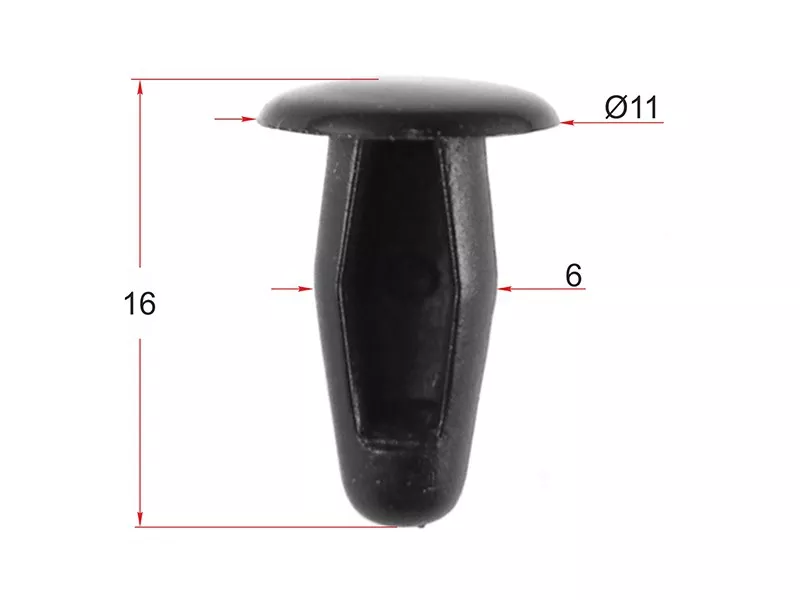 Клипса MAZDA/NISSAN/MITSUBISHI (Продажа по 10шт) - Артикул STM10611 - Производитель Sat - Фото, Отзывы, Цены 